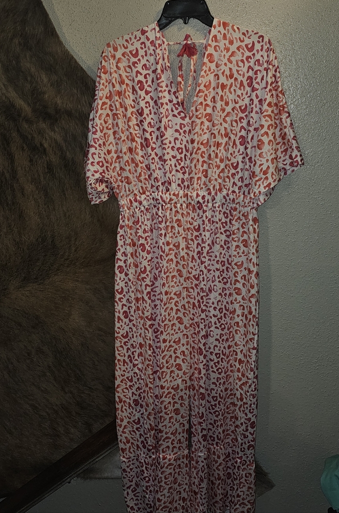 SHEIN Multicolor Leopard Print Jumpsuit